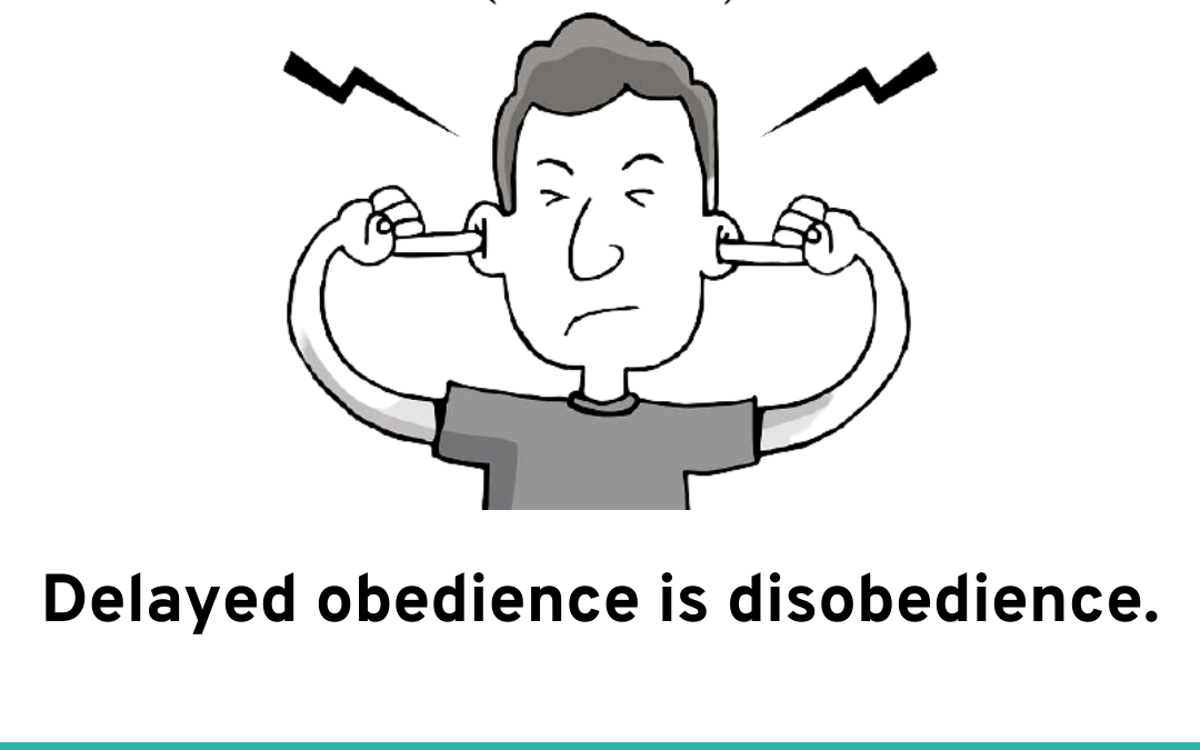 Delayed Obedience